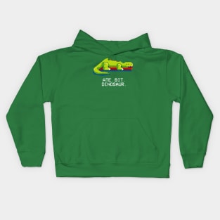 Ate. Bit. - The 8-bit Dinosaur Video Game Kids Hoodie